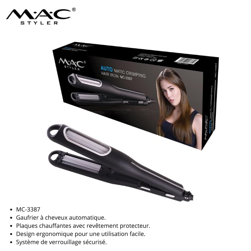 Fer à gaufrer automatique pour cheveux MC-3387 مكواة تمويج شعر أوتوماتيكية MC-3387