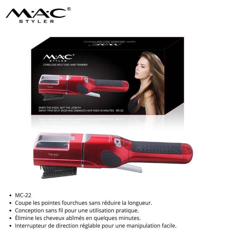 Brosse Anti-Fourches Cheveux فرشاة إزالة أطراف الشعر المتقصفة — vue 1